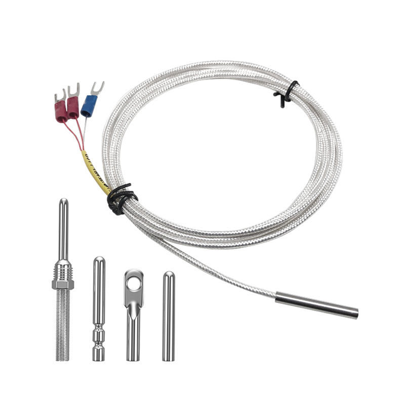 WZP-035 PT100 প্রোব 5 × 35 মিমি কেবল 1–20 মি প্ল্যাটিনাম রেজিস্ট্যান্স থার্মোমিটার RTD জারা-প্রতিরোধী জলরোধী অ্যান্টি-জারোশন টেম্পারেচার সেন্সর