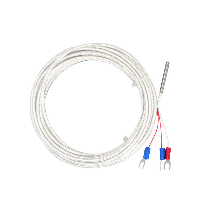 WZP-035 PT100 প্রোব 5 × 35 মিমি কেবল 1–20 মি প্ল্যাটিনাম রেজিস্ট্যান্স থার্মোমিটার RTD জারা-প্রতিরোধী জলরোধী অ্যান্টি-জারোশন টেম্পারেচার সেন্সর